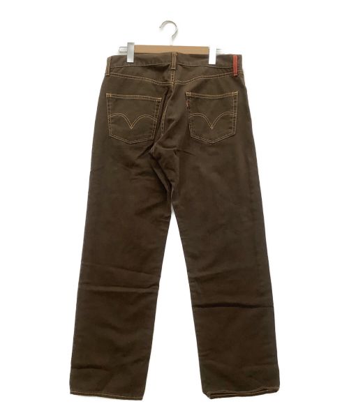 LEVI'S（リーバイス）LEVI'S (リーバイス) JUNYA WATANABE MAN (ジュンヤワタナベマン) ストレートパンツ ブラウン サイズ:S 未使用品の古着・服飾アイテム