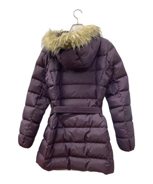 COACH（コーチ）COACH (コーチ) ファーダウンコート パープル サイズ:Sの古着・服飾アイテム