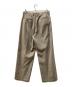 AURALEE (オーラリー) WASHABLE WOOL TROPICAL SLACKS ベージュ サイズ:3：9000円