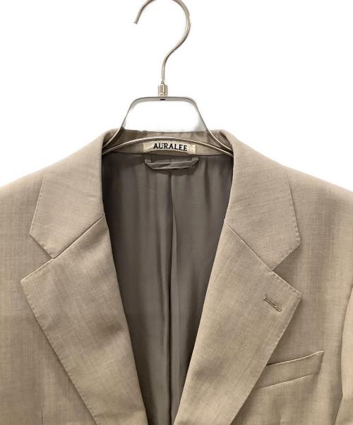 AURALEE（オーラリー）AURALEE (オーラリー) WASHABLE WOOL TROPICAL JACKET ベージュ サイズ:3の古着・服飾アイテム