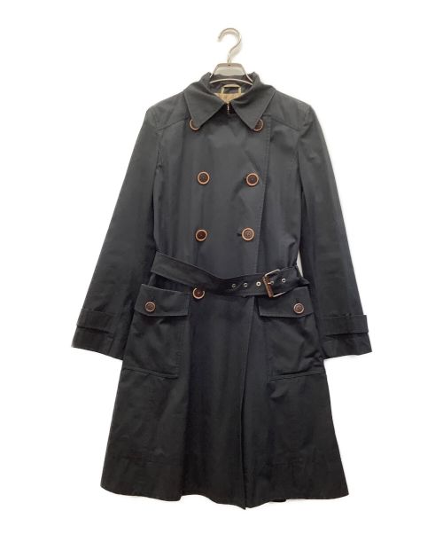 WEEKEND Max Mara（ウィークエンド マックスマーラ）WEEKEND Max Mara (ウィークエンド マックスマーラ) トレンチコート ブラック サイズ:36の古着・服飾アイテム
