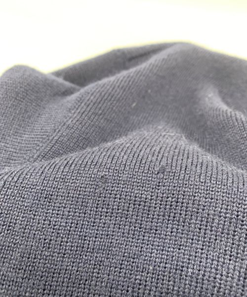 CELINE（セリーヌ）CELINE (セリーヌ) ウールニットカーディガン ネイビー サイズ:Mの古着・服飾アイテム