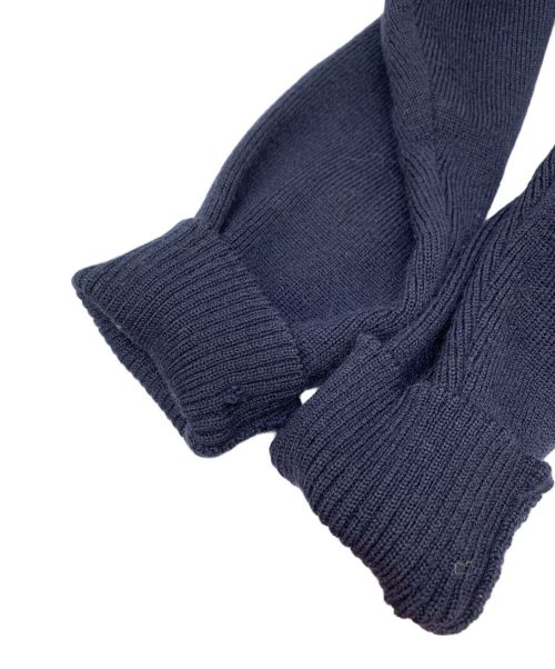 CELINE（セリーヌ）CELINE (セリーヌ) ウールニットカーディガン ネイビー サイズ:Mの古着・服飾アイテム