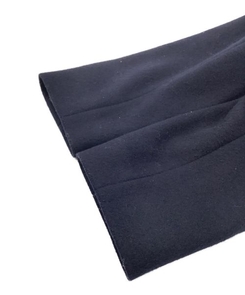 NOLLEY'S sophi（ノーリーズソフィー）NOLLEY'S sophi (ノーリーズソフィー) ビーバーノーカラーコート ネイビー サイズ:36の古着・服飾アイテム