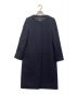 NOLLEY'S sophi（ノーリーズソフィー）の古着「ビーバーノーカラーコート」｜ネイビー