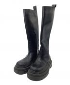 BOTTEGA VENETAボッテガベネタ）の古着「タイヤチェルシーロングブーツ」｜ブラック