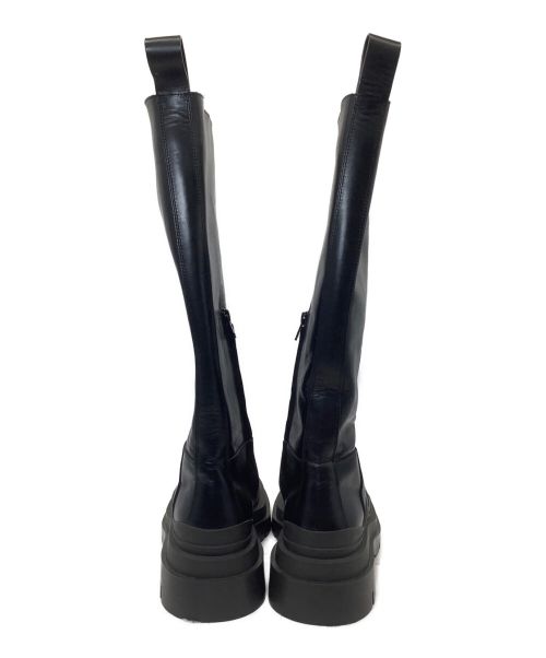 BOTTEGA VENETA（ボッテガベネタ）BOTTEGA VENETA (ボッテガベネタ) タイヤチェルシーロングブーツ ブラック サイズ:36の古着・服飾アイテム
