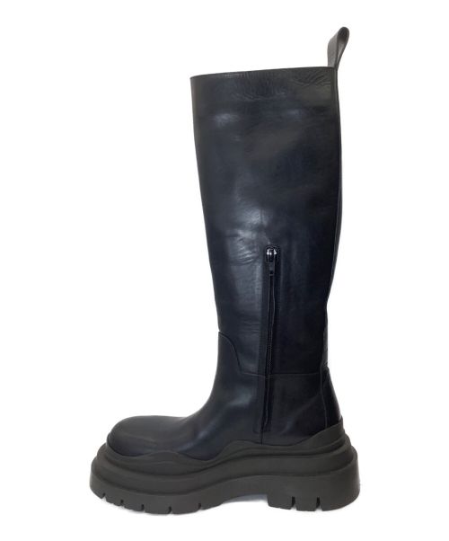 BOTTEGA VENETA（ボッテガベネタ）BOTTEGA VENETA (ボッテガベネタ) タイヤチェルシーロングブーツ ブラック サイズ:36の古着・服飾アイテム