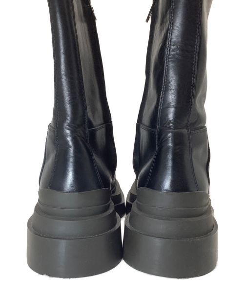 BOTTEGA VENETA（ボッテガベネタ）BOTTEGA VENETA (ボッテガベネタ) タイヤチェルシーロングブーツ ブラック サイズ:36の古着・服飾アイテム