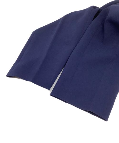 ENFOLD（エンフォルド）ENFOLD (エンフォルド) ダブルクロスタックアンクルパンツ ネイビー サイズ:36の古着・服飾アイテム