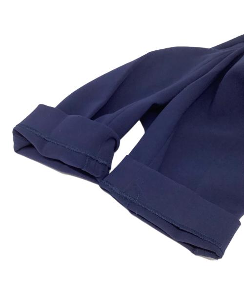 ENFOLD（エンフォルド）ENFOLD (エンフォルド) ダブルクロスタックアンクルパンツ ネイビー サイズ:36の古着・服飾アイテム