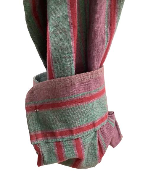 Needles（ニードルズ）Needles (ニードルズ) プルオーバーシャツ レッド×グリーン サイズ:Sの古着・服飾アイテム