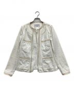 CHANELシャネル）の古着「ココマークコットンジャケット」｜ホワイト