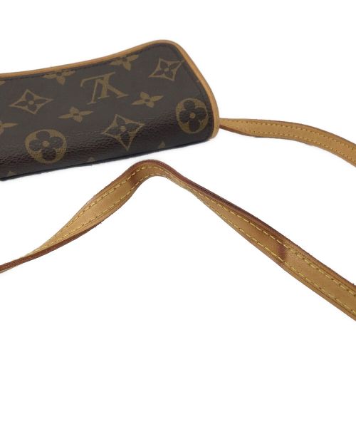 LOUIS VUITTON（ルイ ヴィトン）LOUIS VUITTON (ルイ ヴィトン) ポシェットツインPM ブラウンの古着・服飾アイテム
