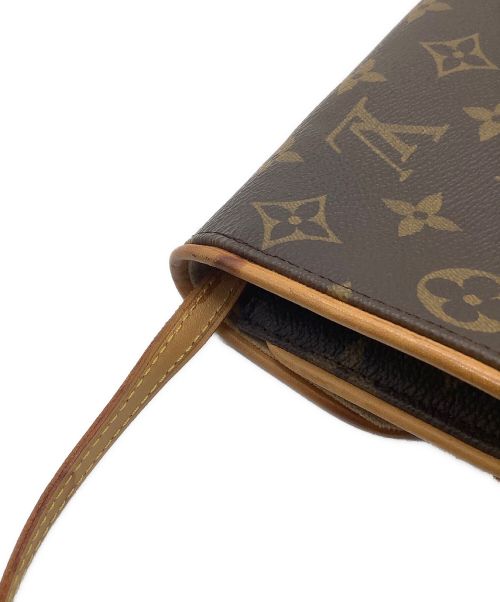 LOUIS VUITTON（ルイ ヴィトン）LOUIS VUITTON (ルイ ヴィトン) ポシェットツインPM ブラウンの古着・服飾アイテム