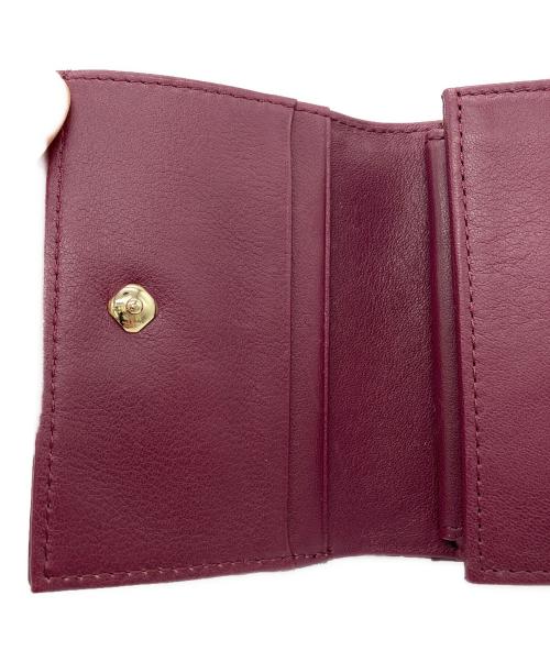 ANTEPRIMA（アンテプリマ）ANTEPRIMA (アンテプリマ) 3つ折り財布 パープルの古着・服飾アイテム