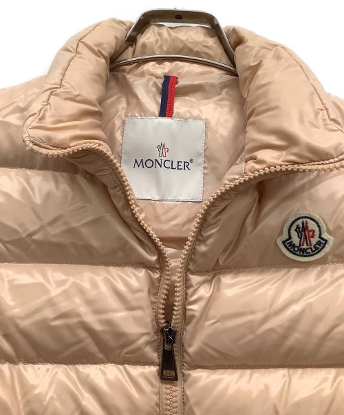 MONCLER（モンクレール）MONCLER (モンクレール) ダウンベスト ピンクの古着・服飾アイテム
