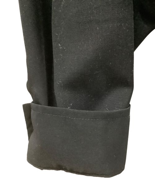 glamb（グラム）glamb (グラム) Double Layered SH/ダブルレイヤードシャツ ネイビー×ブラック サイズ:Mの古着・服飾アイテム