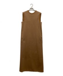 MUVEIL（ミュベール）の古着「ノースリーブワンピース」｜ブラウン
