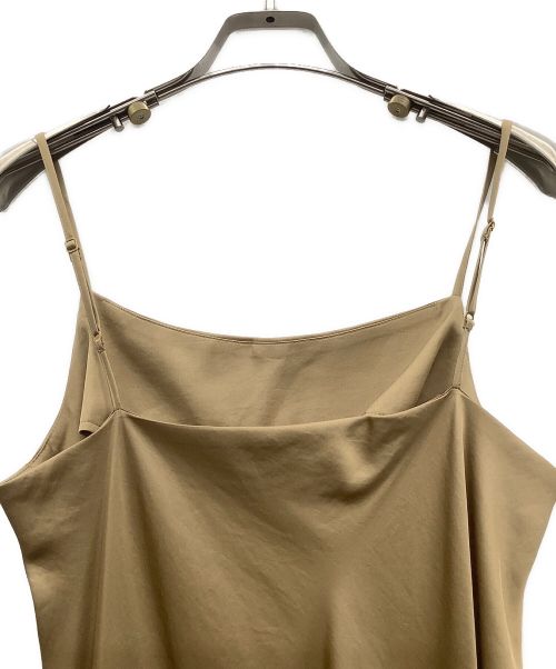 MUVEIL（ミュベール）MUVEIL (ミュベール) ノースリーブワンピース ブラウン サイズ:38の古着・服飾アイテム