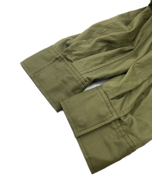 uncrave（アンクレイヴ3.）uncrave (アンクレイヴ) ノーカラージャケット オリーブ サイズ:1の古着・服飾アイテム