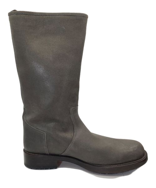 HERMES（エルメス）HERMES (エルメス) サイドジップブーツ グレー サイズ:40 1/2の古着・服飾アイテム