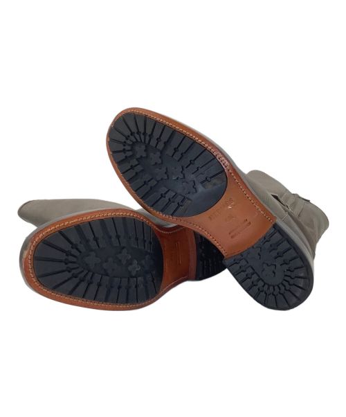 HERMES（エルメス）HERMES (エルメス) サイドジップブーツ グレー サイズ:40 1/2の古着・服飾アイテム