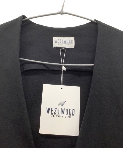 Westwood Outfitters（ウエストウッドアウトフィッターズ）WESTWOOD OUTFITTERS (ウエストウッドアウトフィッターズ) ビッグノーカラージャケット ブラック サイズ:Sの古着・服飾アイテム