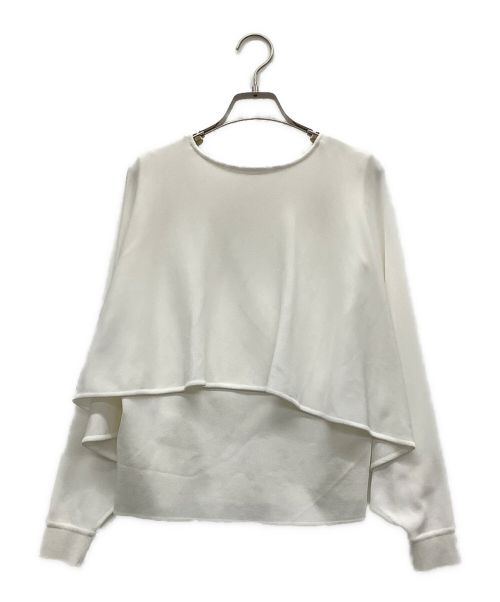 ADORE（アドーア）ADORE (アドーア) ケープスリーブニット ホワイト サイズ:38の古着・服飾アイテム