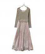 CELFORDセルフォード）の古着「ドッキングロングワンピース」｜ピンク