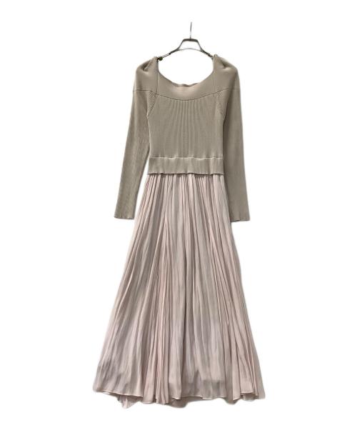 CELFORD（セルフォード）CELFORD (セルフォード) ドッキングロングワンピース ピンク サイズ:38の古着・服飾アイテム