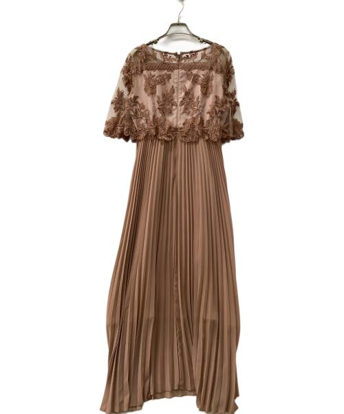 azalearose（アザレアローズ）azalearose (アザレアローズ) レース袖付きOP ブラウン サイズ:Lの古着・服飾アイテム