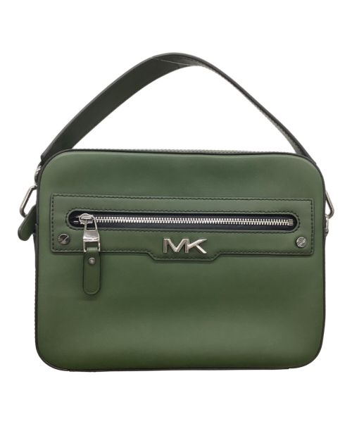 MICHAEL KORS（マイケル・コース）MICHAEL KORS (マイケルコース) Varickクロスボディバッグ グリーンの古着・服飾アイテム