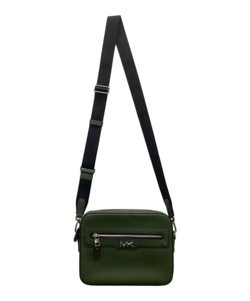 MICHAEL KORS（マイケル・コース）MICHAEL KORS (マイケルコース) Varickクロスボディバッグ グリーンの古着・服飾アイテム