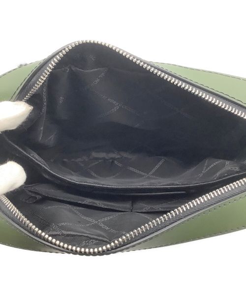 MICHAEL KORS（マイケル・コース）MICHAEL KORS (マイケルコース) Varickクロスボディバッグ グリーンの古着・服飾アイテム