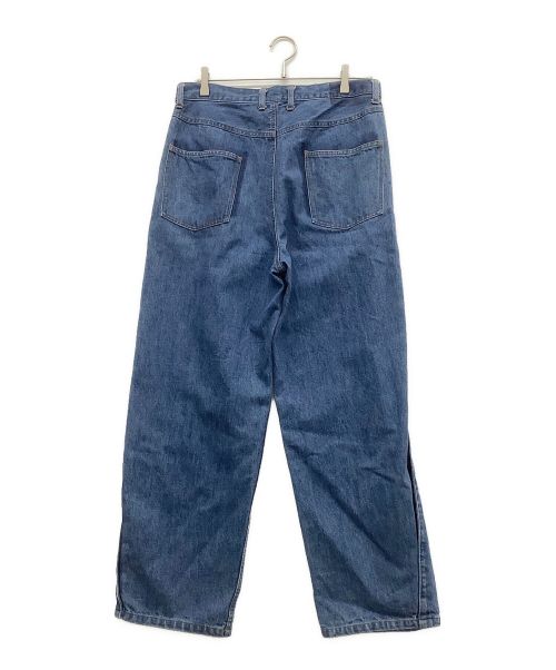 stein（シュタイン）stein (シュタイン) RECONSTRUCTION WIDE DENIM JEANS インディゴ サイズ:Mの古着・服飾アイテム