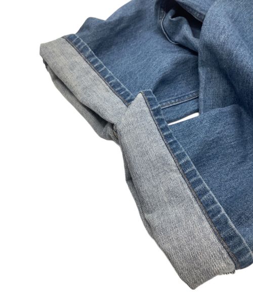 stein（シュタイン）stein (シュタイン) RECONSTRUCTION WIDE DENIM JEANS インディゴ サイズ:Mの古着・服飾アイテム