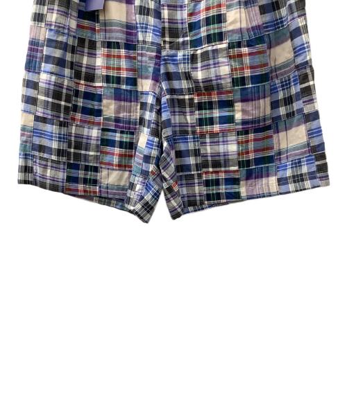 KUON（クオン）KUON (クオン) ハーフパンツ ネイビー×ブルー サイズ:Lの古着・服飾アイテム