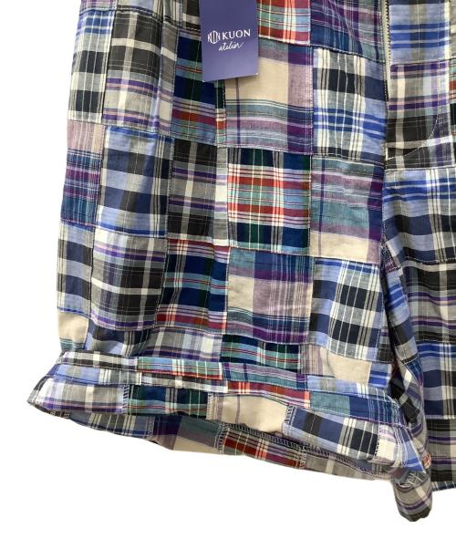 KUON（クオン）KUON (クオン) ハーフパンツ ネイビー×ブルー サイズ:Lの古着・服飾アイテム