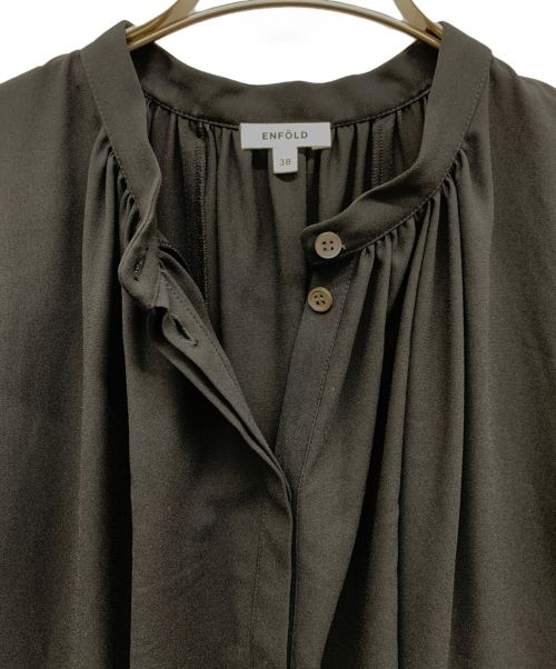 ENFOLD（エンフォルド）ENFOLD (エンフォルド) PEライトジョーセットコクーンOP ブラック サイズ:38の古着・服飾アイテム