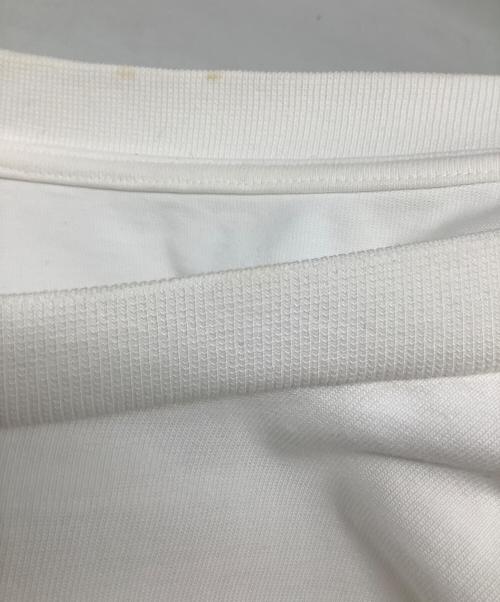 Maison Margiela（メゾンマルジェラ）Maison Margiela (メゾンマルジェラ) 19SS “Caution”Big Tee- ホワイト×レッド サイズ:46の古着・服飾アイテム