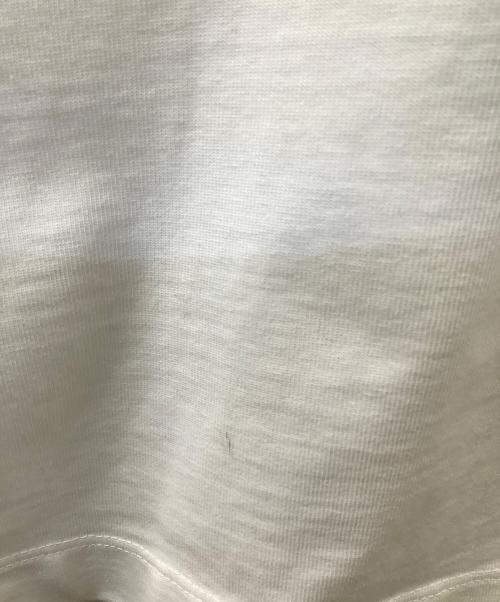 Maison Margiela（メゾンマルジェラ）Maison Margiela (メゾンマルジェラ) 19SS “Caution”Big Tee- ホワイト×レッド サイズ:46の古着・服飾アイテム