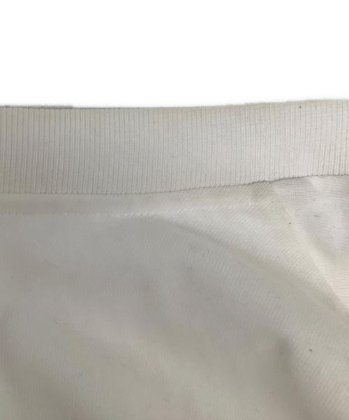 Maison Margiela（メゾンマルジェラ）Maison Margiela (メゾンマルジェラ) 19SS “Caution”Big Tee- ホワイト×レッド サイズ:46の古着・服飾アイテム