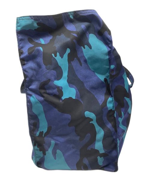 PRADA（プラダ）PRADA (プラダ) ナイロントートバッグ ブラック×ブルーの古着・服飾アイテム