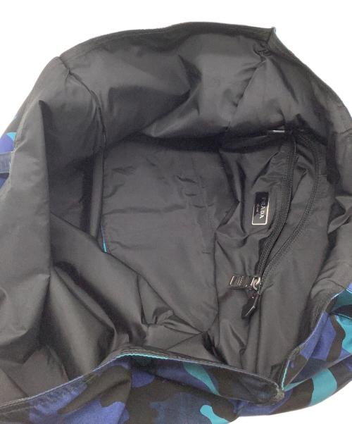 PRADA（プラダ）PRADA (プラダ) ナイロントートバッグ ブラック×ブルーの古着・服飾アイテム