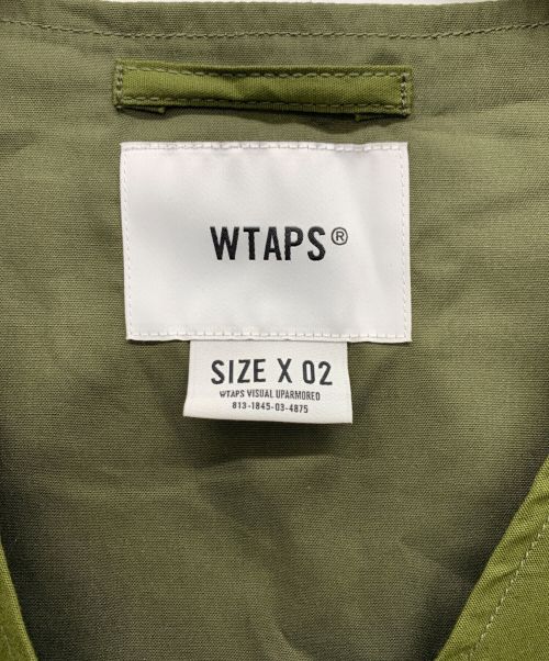 WTAPS（ダブルタップス）WTAPS (ダブルタップス) ロゴデザインベスト オリーブ サイズ:02の古着・服飾アイテム