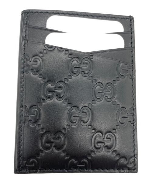 GUCCI（グッチ）GUCCI (グッチ) カードケース ブラックの古着・服飾アイテム