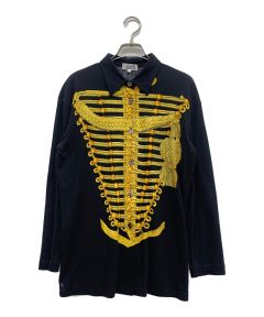 中古・古着通販】HERMES (エルメス) 総柄シルクシャツ マルチカラー