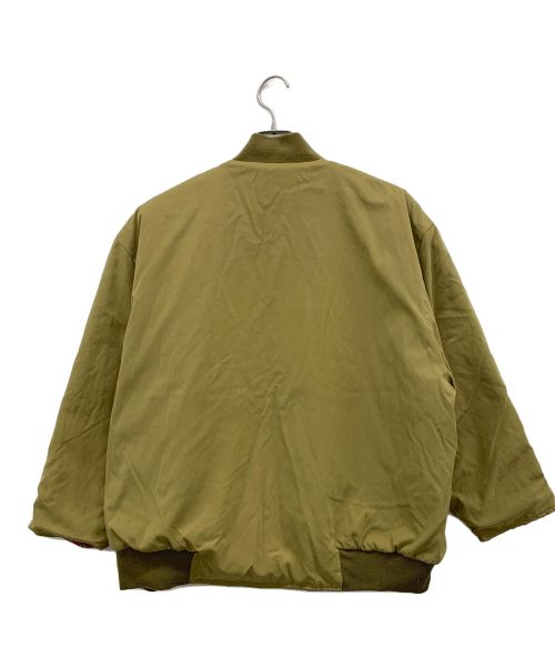 HERMES（エルメス）HERMES (エルメス) リバーシブルブルゾン レッド サイズ:XLの古着・服飾アイテム