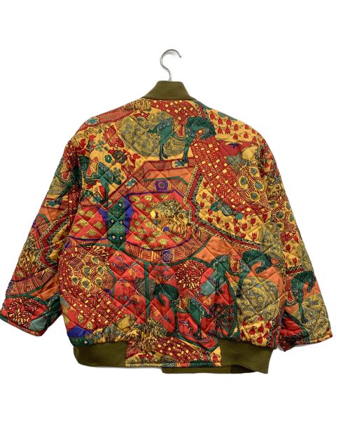 HERMES（エルメス）HERMES (エルメス) リバーシブルブルゾン レッド サイズ:XLの古着・服飾アイテム